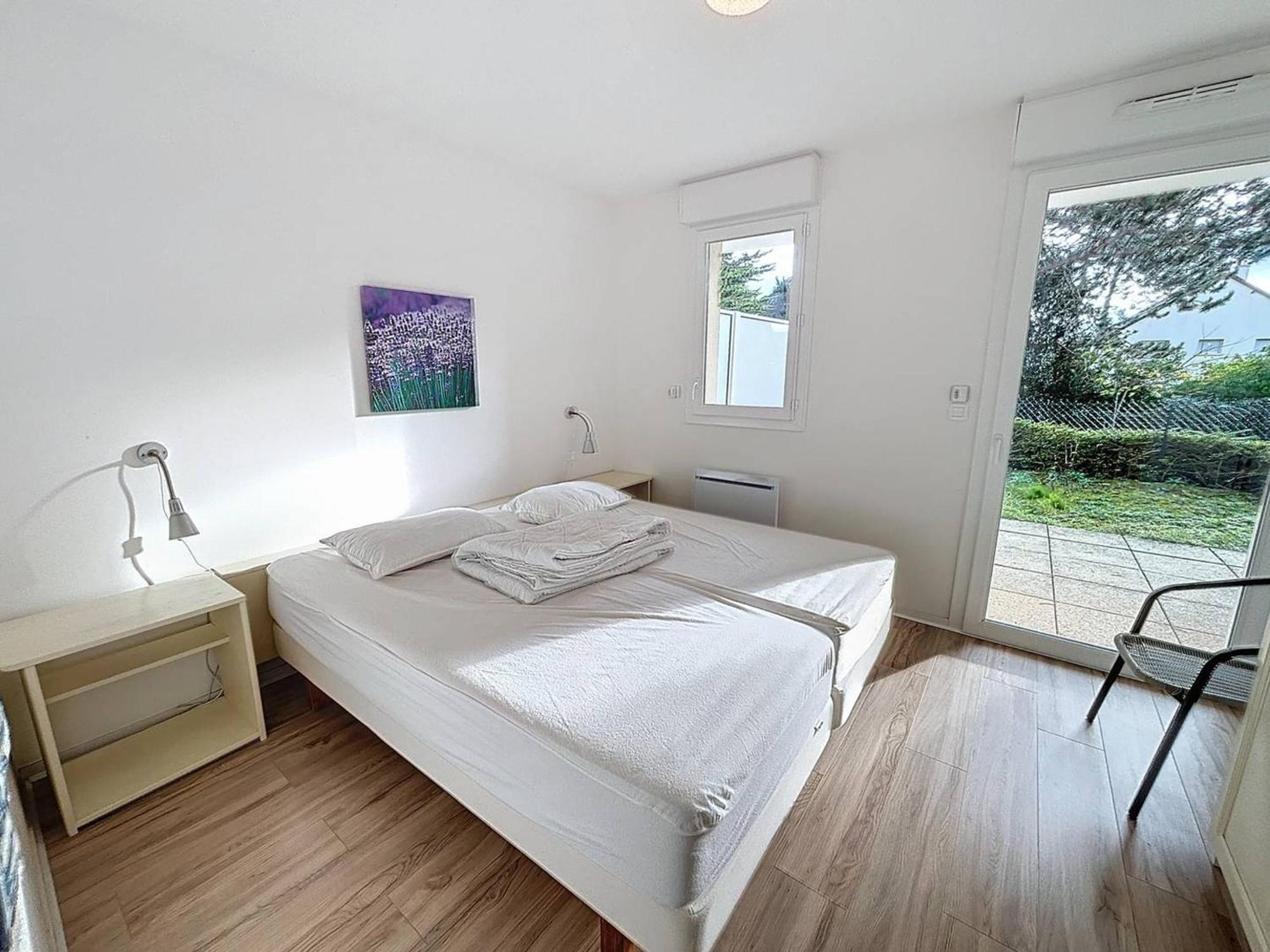 Appartement Rez-De-Jardin, Front De Mer, 4 Pers, Calme, Wifi Gratuit - Fr-1-465-46 Мервил-Франсвил-Плаж Екстериор снимка